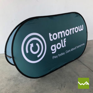 Pop out Banner Tomorrow Golf