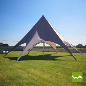 Star Tents mit Aluminium Mast 12