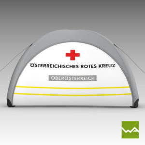 Emergency Tent - Pneu Werbezelt Rotes Kreuz 3