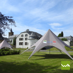 Star Tent mit Aluminium Mast 9