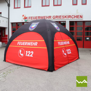 Emergency Tent - Pneu Werbezelt Feuerwehr 11