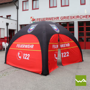 Emergency Tent - Pneu Werbezelt Feuerwehr 10