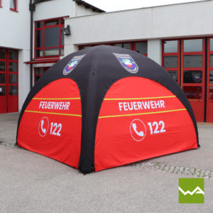 Emergency Tent - Pneu Werbezelt Feuerwehr 9