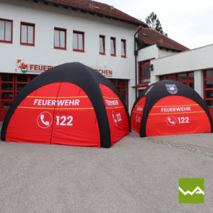 Emergency Tent - Pneu Werbezelt Feuerwehr 6