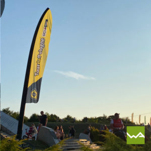 Aufblasbares Beachflag - Pneu Werbefahne Tour de Pologne