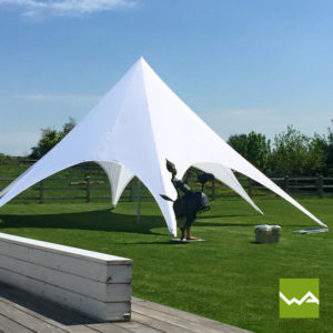 Star Tents mit Aluminium Mast 1