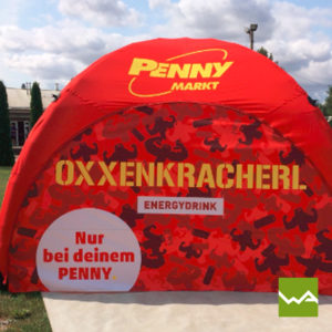 Pneu Werbezelt Penny Markt