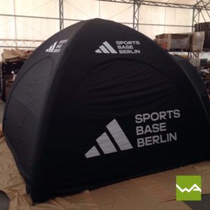 Aufblasbares Werbezelt und Pneu Sitzmöbel Adidas Sports Base Berlin 4