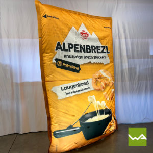 Aufblasbare Sonderform - Alpenbrezl Sackerl