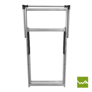 Aluminium Liegestuhl - Gestell Silber 2