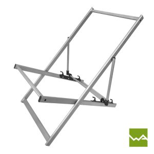 Aluminium Liegestuhl - Gestell Silber