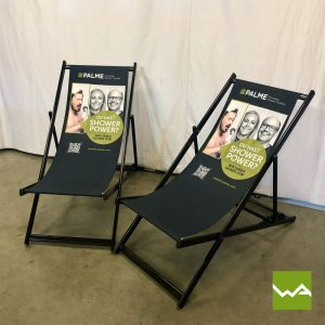 Aluminium Liegestuhl - Palme