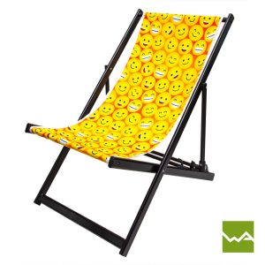 Aluminium Liegestuhl - Smileys