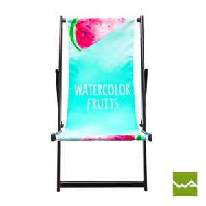 Aluminium Liegestuhl - Watercolor Fruits