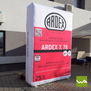 Aufblasbare Werbewand Ardex 2