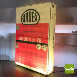 Inflatable Zementsack von Ardex