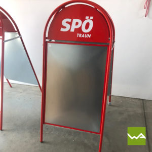Kundenstopper Outdoor SPÖ 2