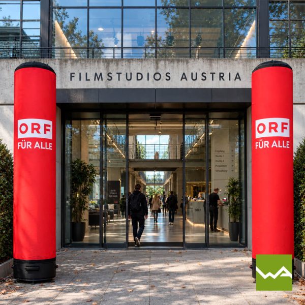 Aufblasbare Pneu Werbesaeulen - ORF