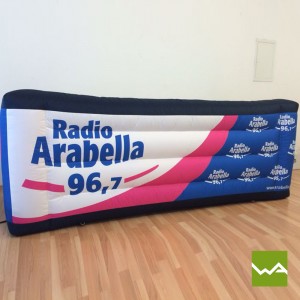 Aufblasbare Theke / Aufblasbare Bar von Radio Arabella 2