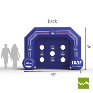 Aufblasbare Torschusswand - Blau Weiss Linz 2