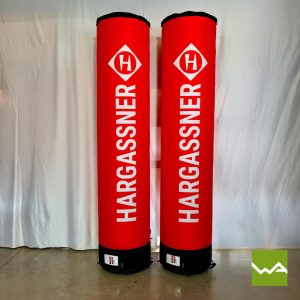 Aufblasbare Werbesaeule - Hargassner