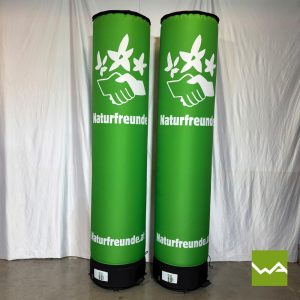 Aufblasbare Werbesaeule - Naturfreunde