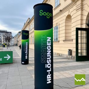 Aufblasbare Werbesaeule - Sage 3