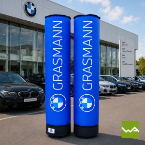 Aufblasbare Werbesaeulen BMW