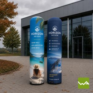Aufblasbare und Luftdichte PNEU Saeulen - AIRFLEX - Horizon Reisen
