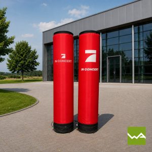 Aufblasbare und Luftdichte PNEU Saeulen - AIRMACHINE Quick Up - Pro Sieben