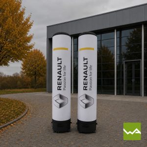 Aufblasbare und Luftdichte PNEU Saeulen - AIRMACHINE Quick Up - Renault