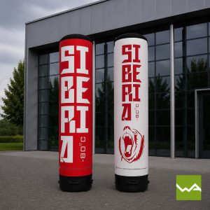 Aufblasbare und Luftdichte PNEU Saeulen - AIRMACHINE Quick Up - Siberia