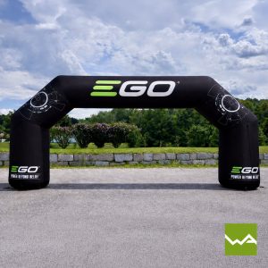Aufblasbarer Werbebogen EGO