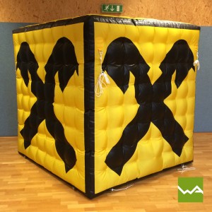 Inflatable Cube für die Raiffeisenbank