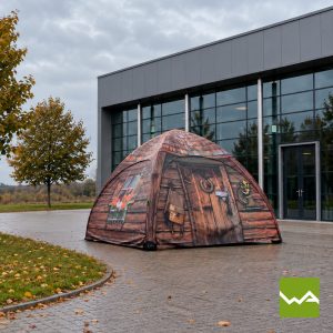 Aufblasbares PNEU Eventzelt Airflex - Holzhuette
