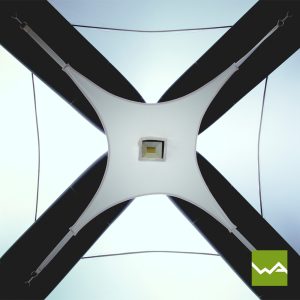 Aufblasbares PNEU Eventzelt Airflex - LED Beleuchtung