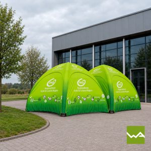 Aufblasbares PNEU Eventzelt Airflex - Regionalbank