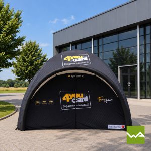 Aufblasbares PNEU Messezelt Airmachine - 4you Card 3