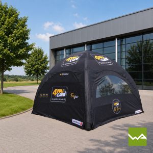 Aufblasbares PNEU Messezelt Airmachine - 4you Card 4