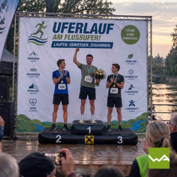 Aufblasbares PNEU Siegerpodest - Raiffeisenbank