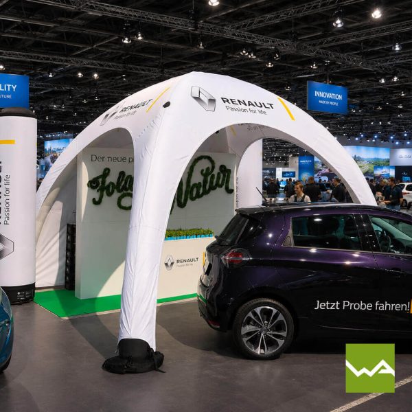 Aufblasbares Pneu Event und Messezelt - Renault