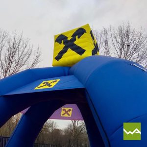 Aufblasbares Werbezelt - Raiffeisen 2
