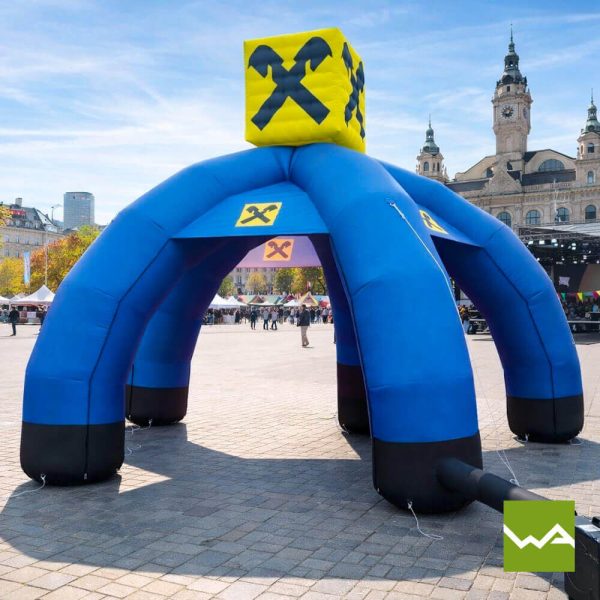 Aufblasbares Werbezelt & Promotionzelt - Raiffeisenbank