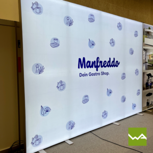 BIG LEDUP Werbewand für Manfreddo