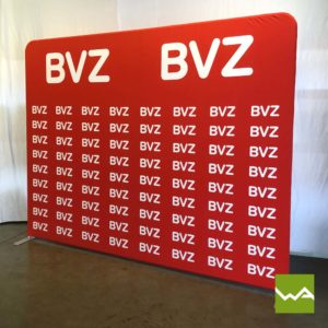 Werbewand mit Textilspannbezug BVZ