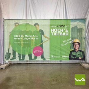 Bauzaunbanner - Holzhaider Lehre