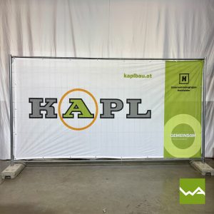 Bauzaunbanner - KAPL