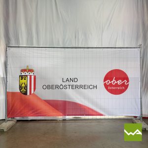 Bauzaunbanner - Land OOE