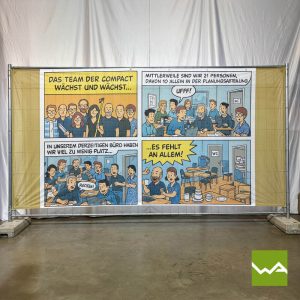 Bauzaunbanner - Neues Buero 2