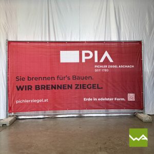 Bauzaunbanner - Pichler Ziegel 3
